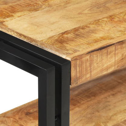 Konsolentisch 120x30x75 cm Raues Mangoholz - Pazzar.ch