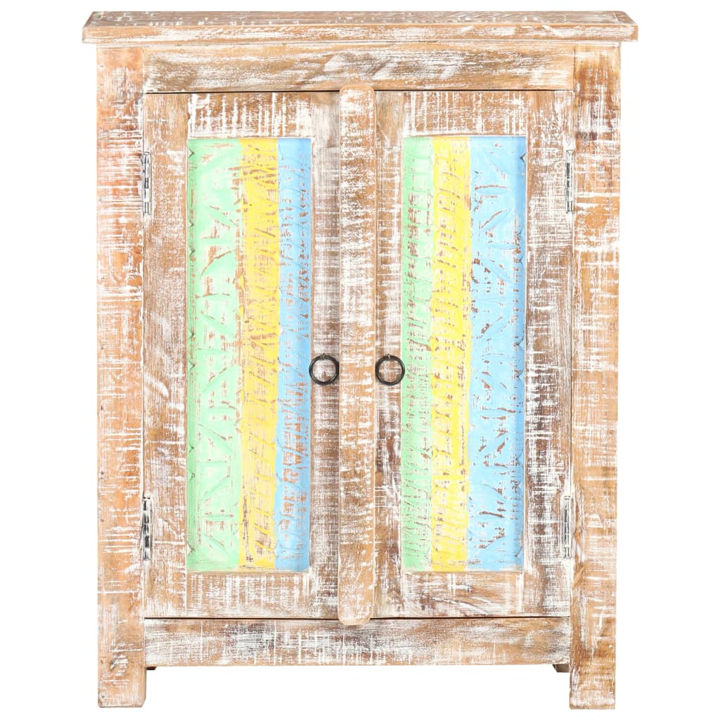 Sideboard 61x35x76 cm Raues Akazienholz - Pazzar.ch