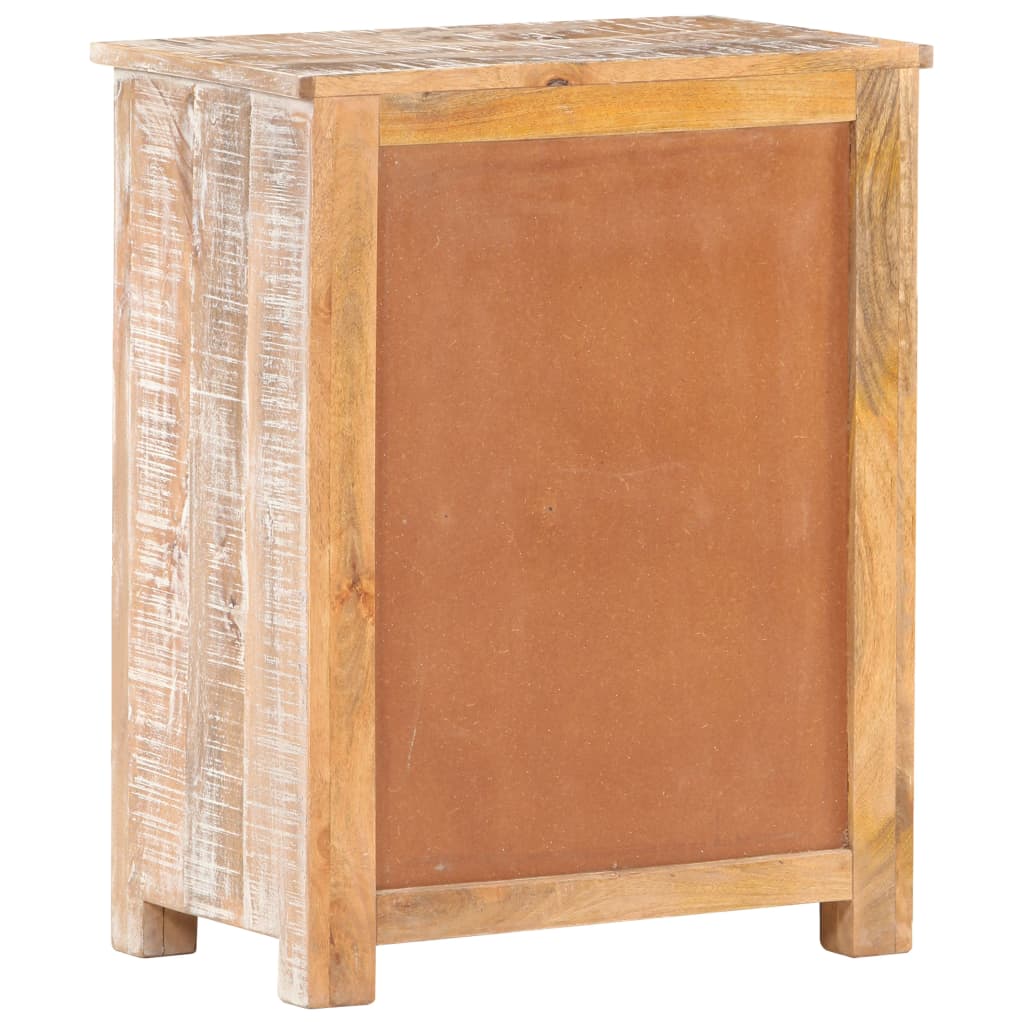 Sideboard 61x35x76 cm Raues Akazienholz - Pazzar.ch
