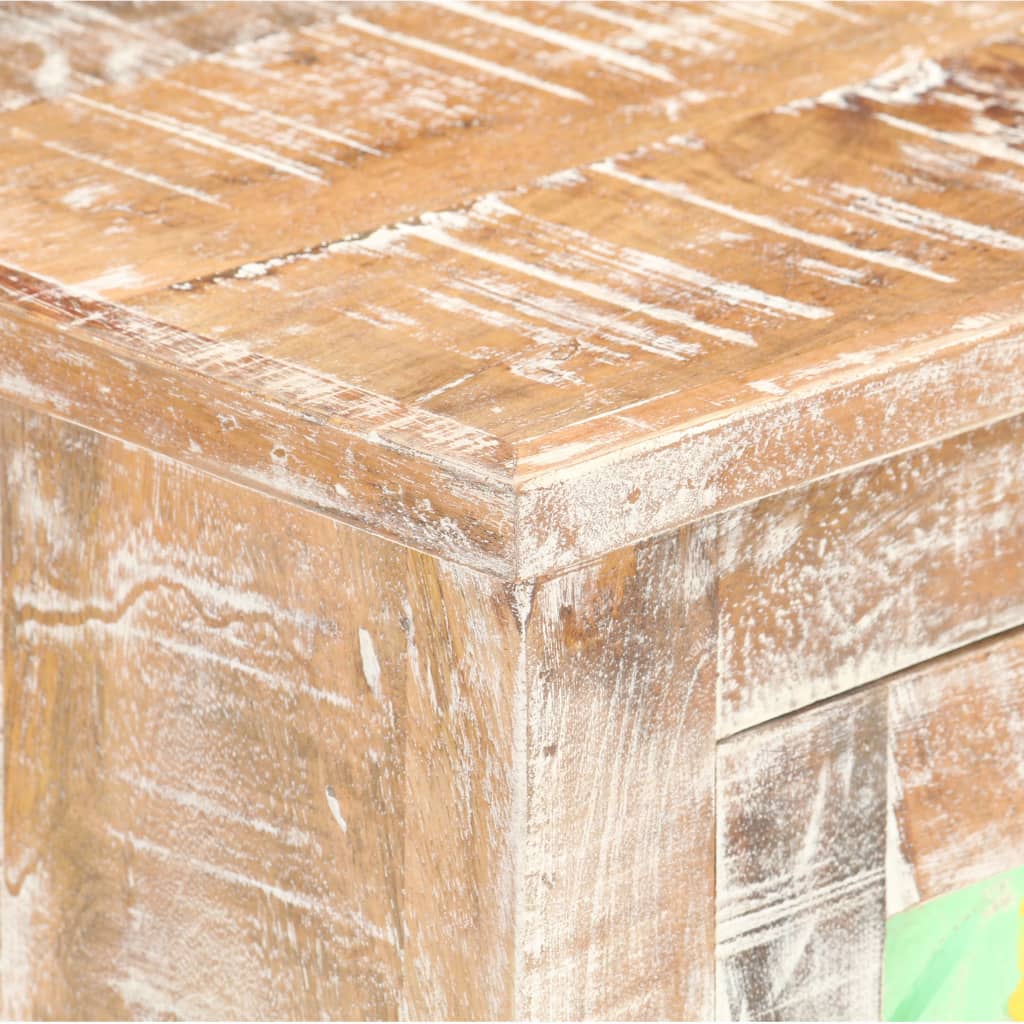 Sideboard 61x35x76 cm Raues Akazienholz - Pazzar.ch