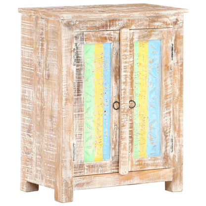 Sideboard 61x35x76 cm Raues Akazienholz - Pazzar.ch