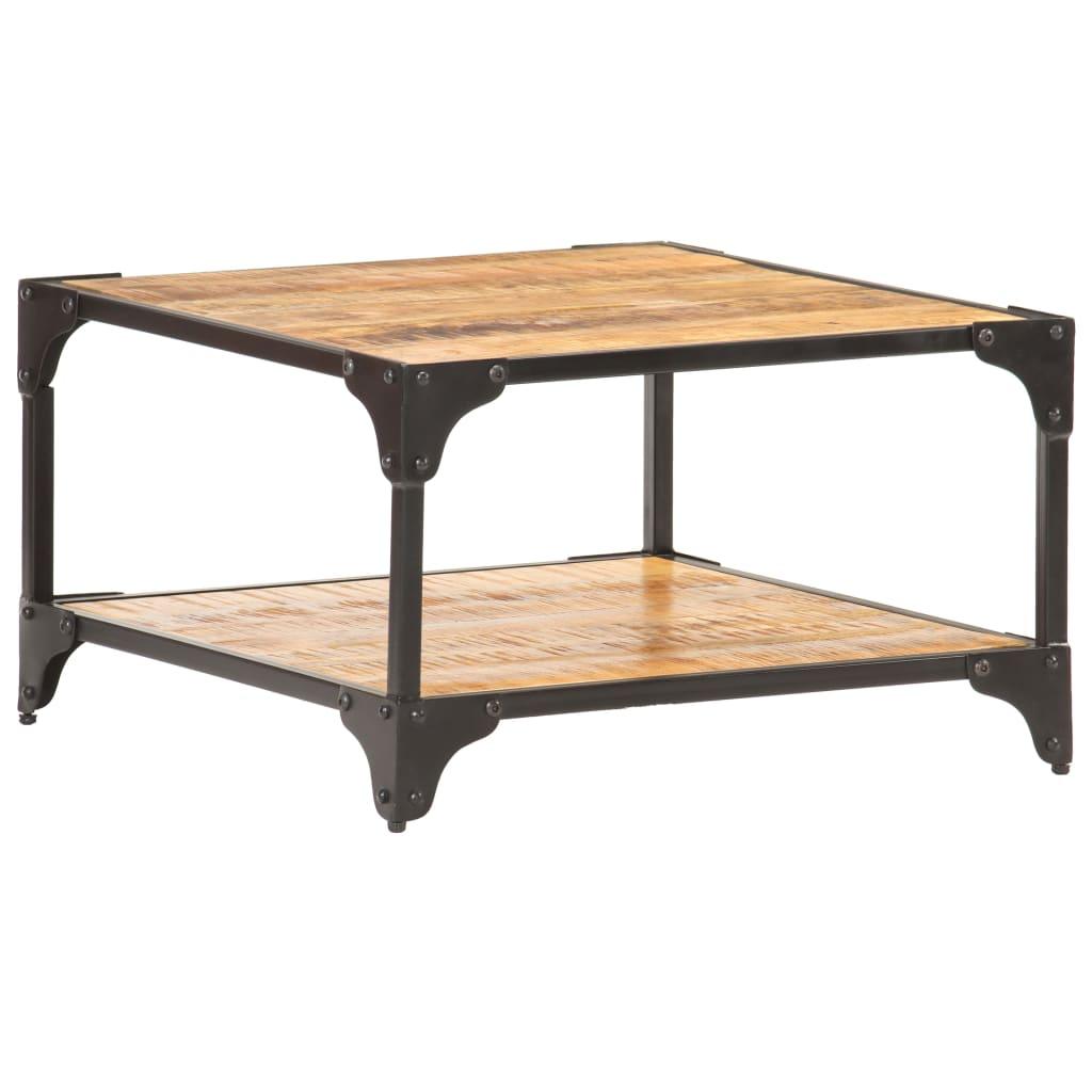 Couchtisch 60x60x35 cm Massivholz Mango - Pazzar.ch