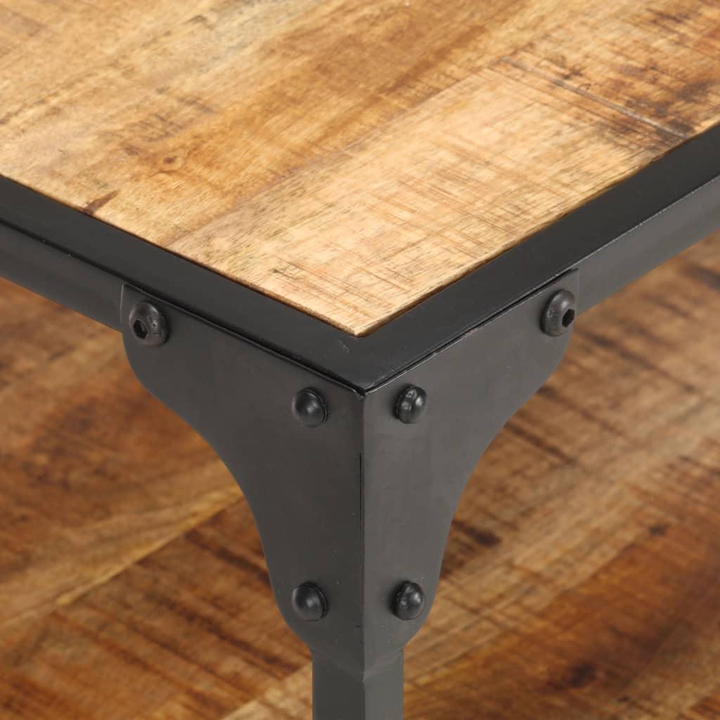 Couchtisch 60x60x35 cm Massivholz Mango - Pazzar.ch