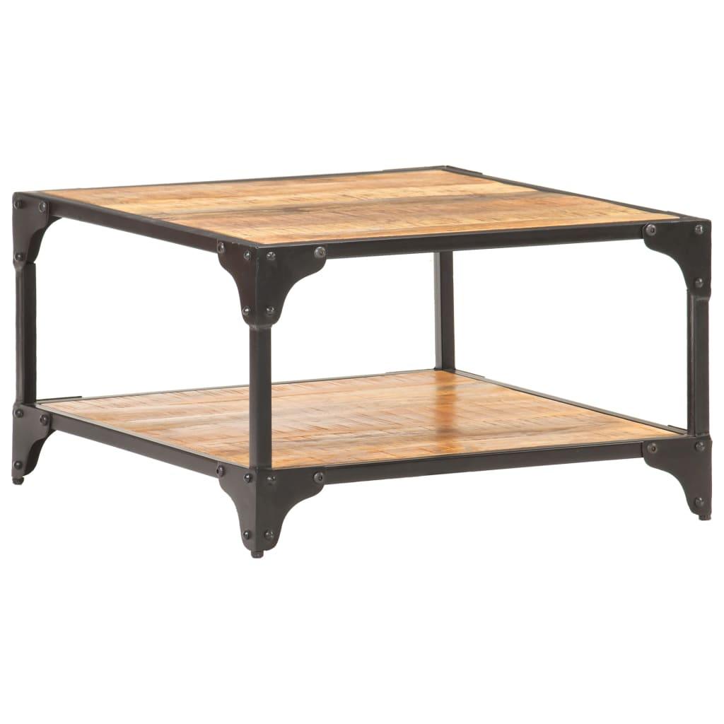 Couchtisch 60x60x35 cm Massivholz Mango - Pazzar.ch