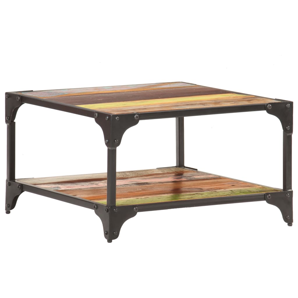 Couchtisch 60x60x35 cm Altholz Massiv - Pazzar.ch