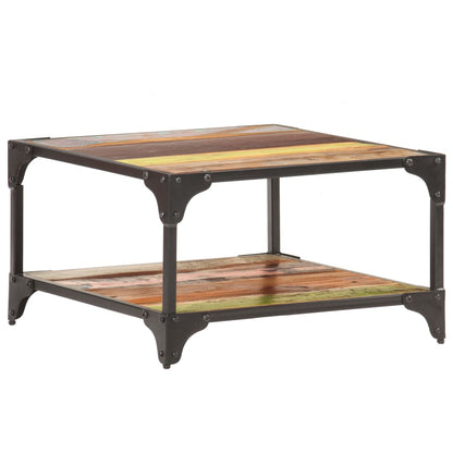 Couchtisch 60x60x35 cm Altholz Massiv - Pazzar.ch