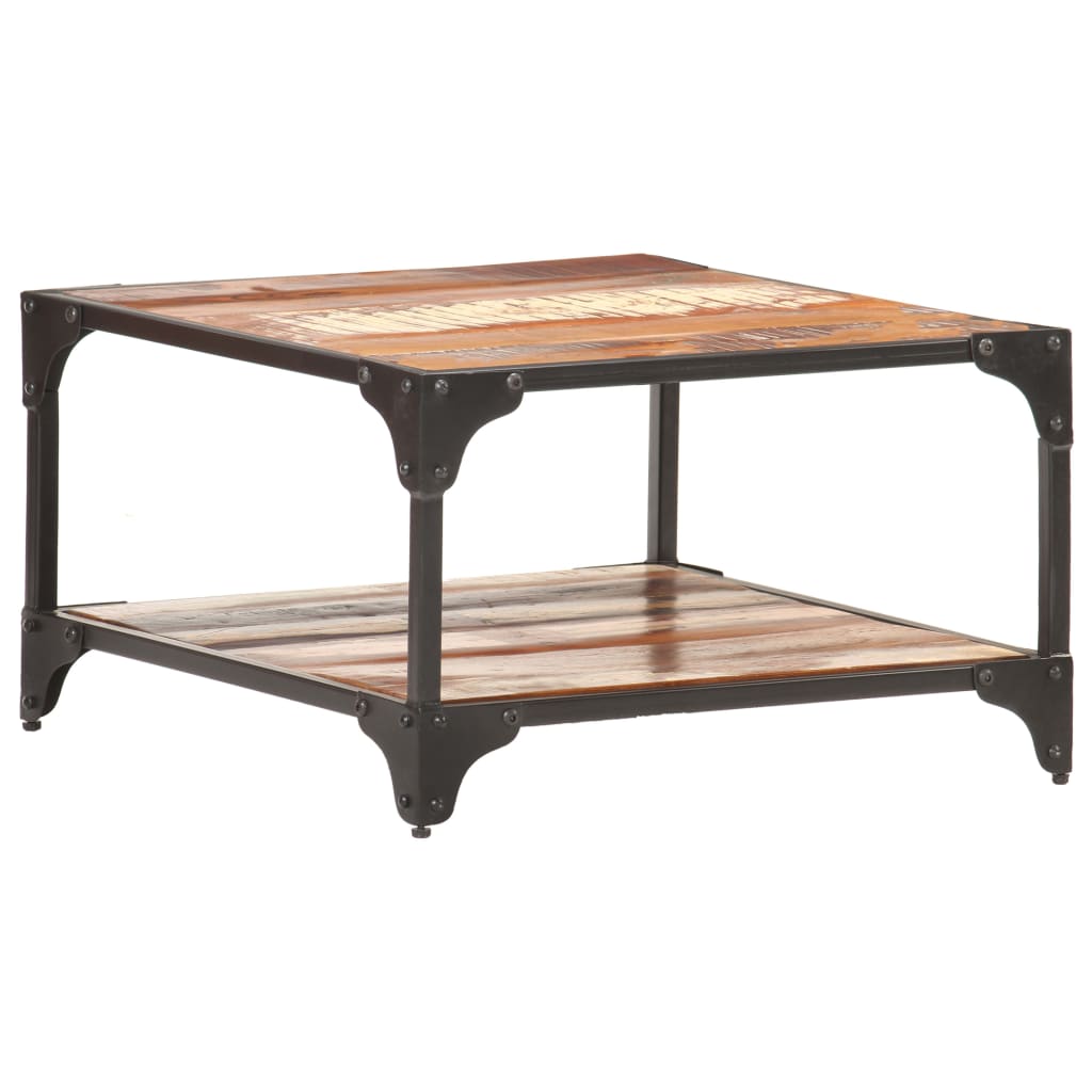 Couchtisch 60x60x35 cm Altholz Massiv - Pazzar.ch