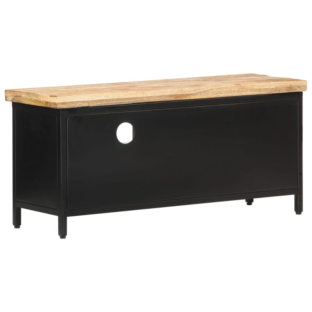TV-Schrank 90x30x41 cm Raues Mangoholz - Pazzar.ch