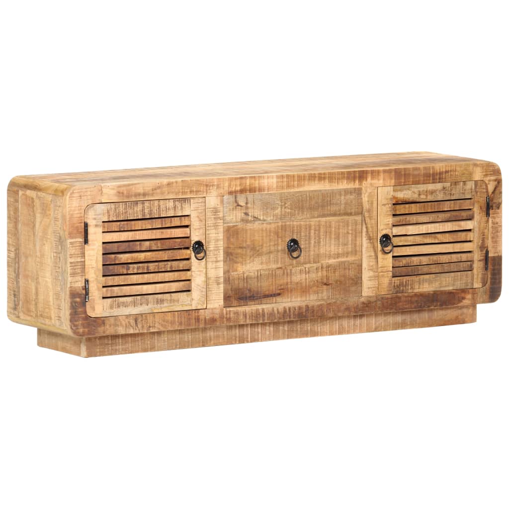 TV-Schrank 120x30x40 cm Raues Mangoholz - Pazzar.ch
