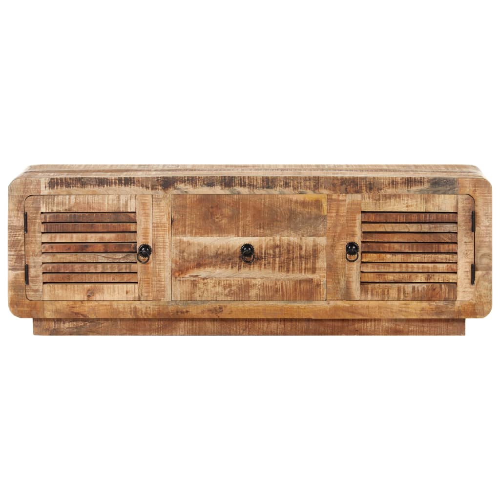 TV-Schrank 120x30x40 cm Raues Mangoholz - Pazzar.ch