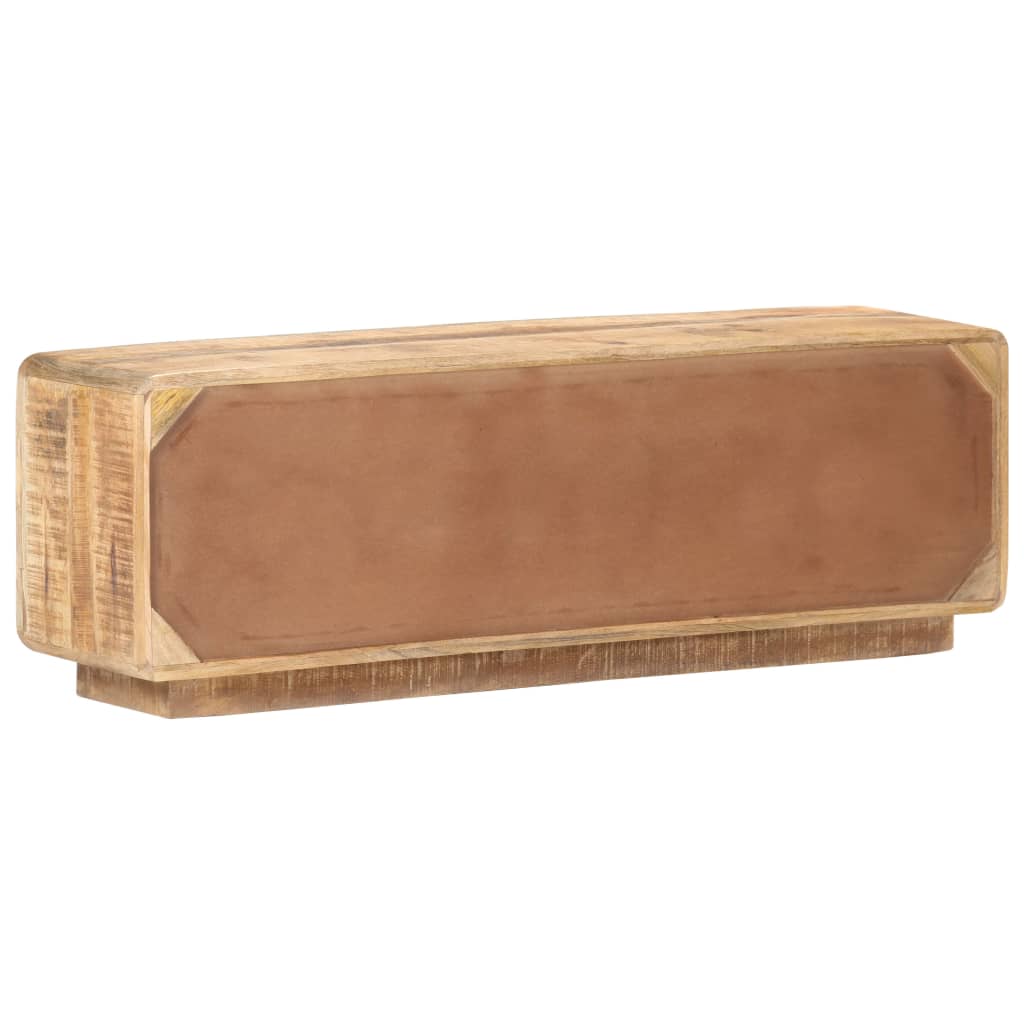 TV-Schrank 120x30x40 cm Raues Mangoholz - Pazzar.ch