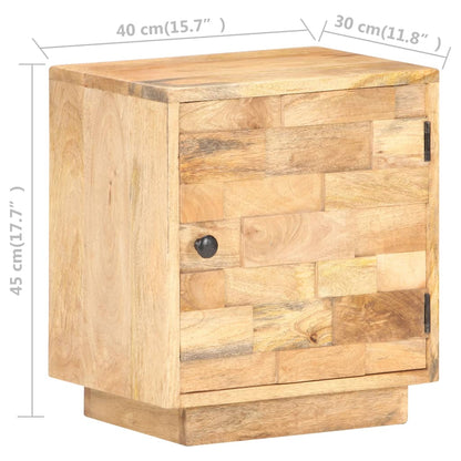 Nachttisch 40x30x45 cm Massivholz Mango - Pazzar.ch