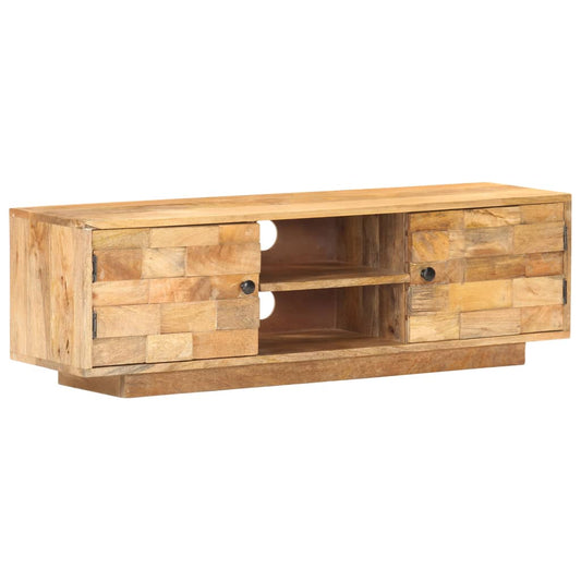 TV-Schrank 116x30x35 cm Mango Massivholz - Pazzar.ch