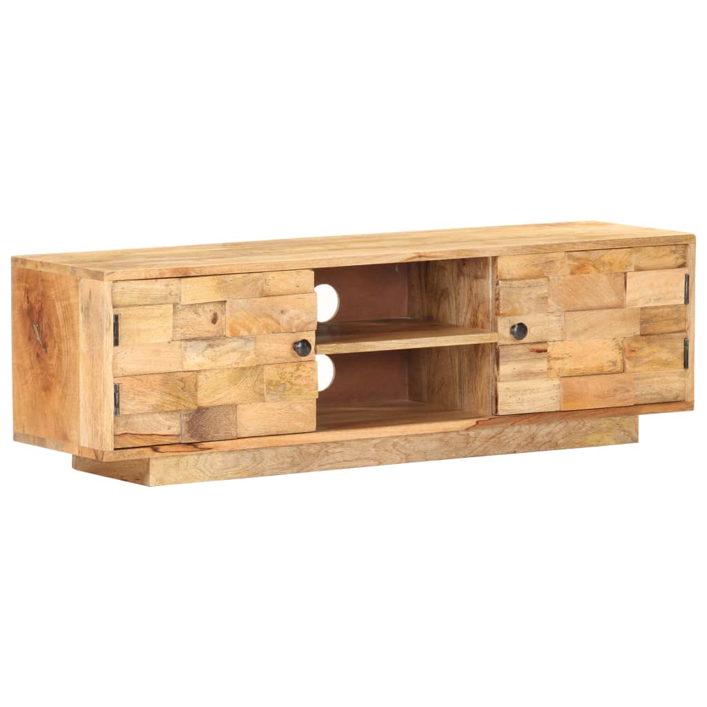 TV-Schrank 116x30x35 cm Mango Massivholz - Pazzar.ch