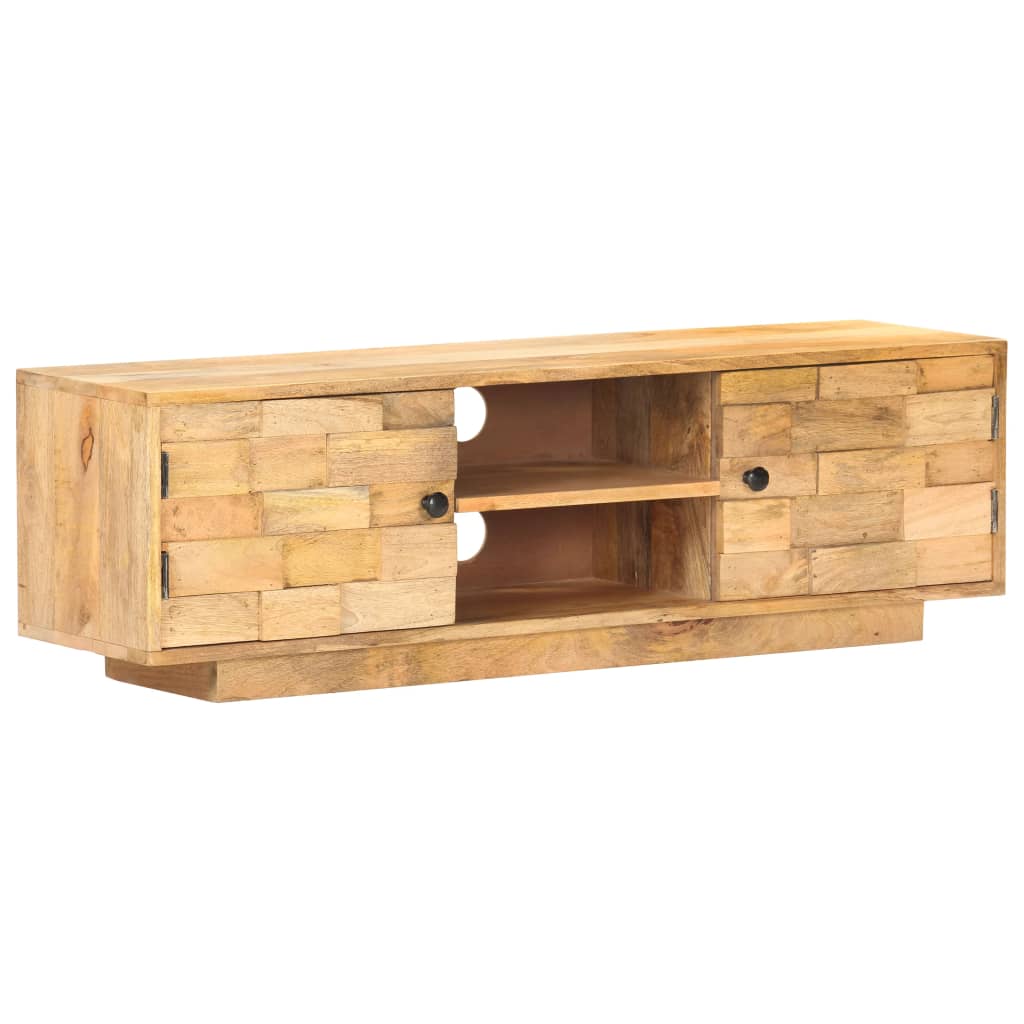 TV-Schrank 116x30x35 cm Mango Massivholz - Pazzar.ch