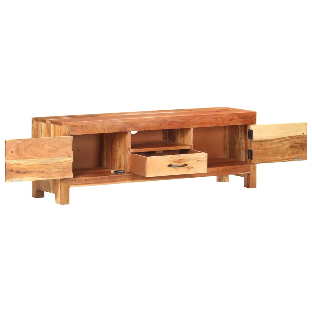TV-Schrank 116x30x40 cm Massivholz Akazie - Pazzar.ch