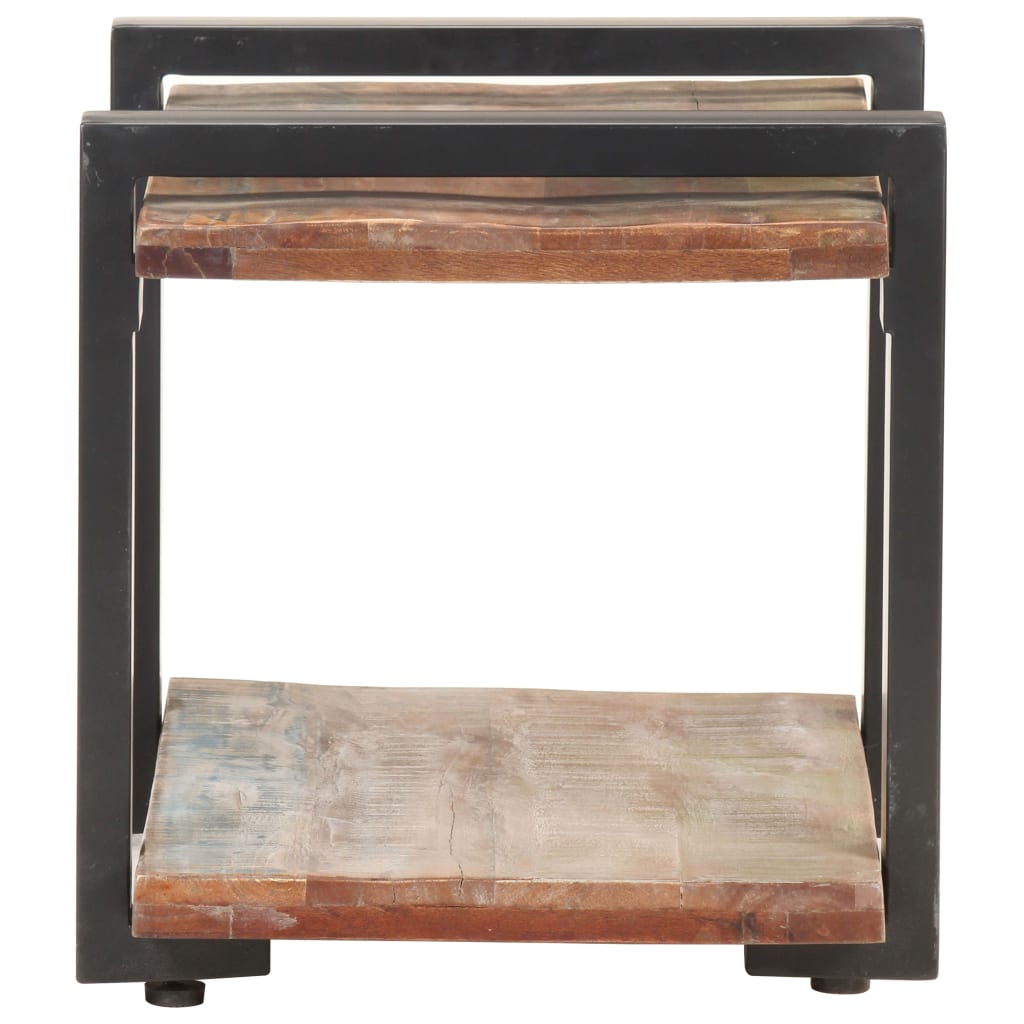 Nachttisch 50x40x40 cm Recyceltes Massivholz - Pazzar.ch