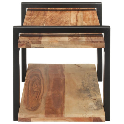 TV-Schrank 90x40x40 cm Massivholz Akazie - Pazzar.ch