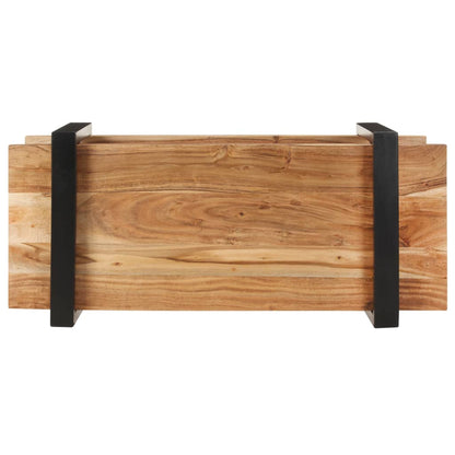 TV-Schrank 90x40x40 cm Massivholz Akazie - Pazzar.ch