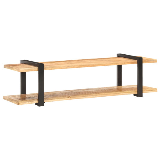 TV-Schrank 160x40x40 cm Raues Mango-Massivholz - Pazzar.ch