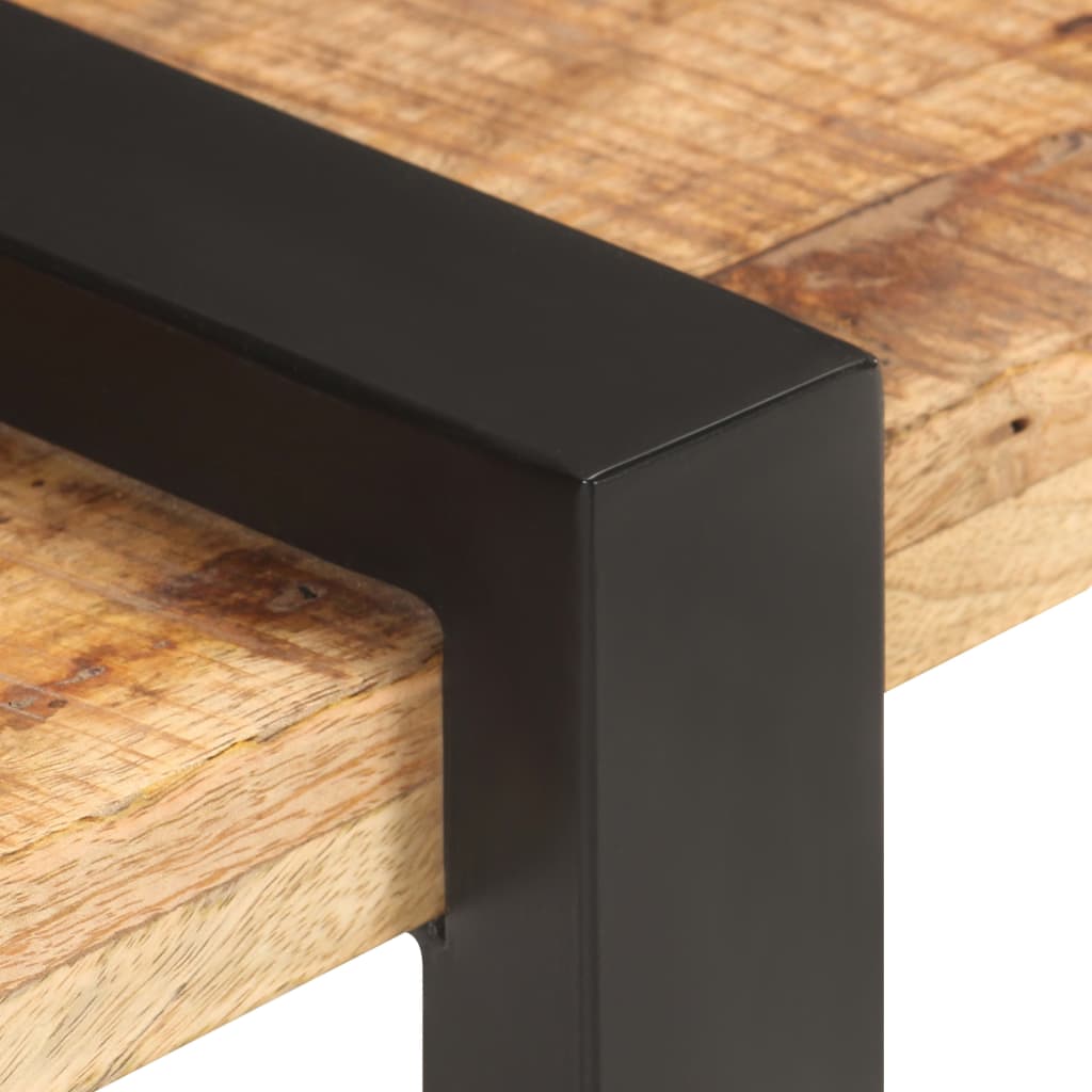 TV-Schrank 160x40x40 cm Raues Mango-Massivholz - Pazzar.ch