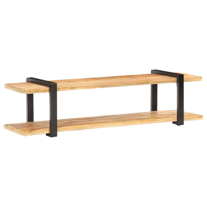 TV-Schrank 160x40x40 cm Raues Mango-Massivholz - Pazzar.ch