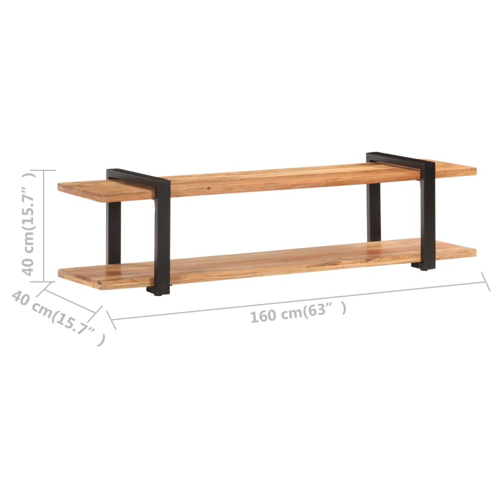 TV-Schrank 160x40x40 cm Akazie Massivholz - Pazzar.ch