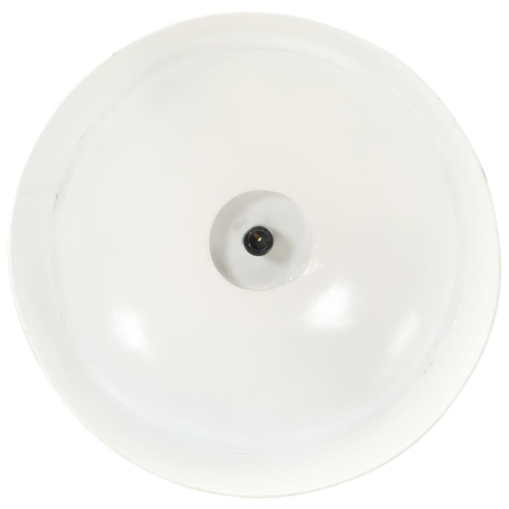 Hängelampe Industriestil 58 cm Weiß E27 - Pazzar.ch