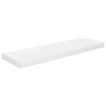 Schweberegal Hochglanz-Weiß 80x23,5x3,8 cm MDF - Pazzar.ch