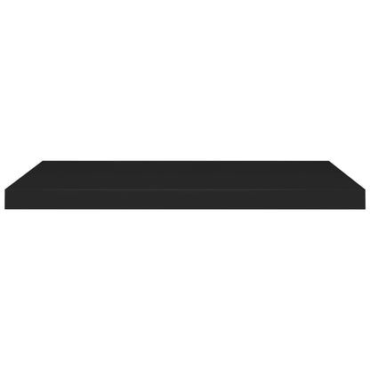 Schweberegal Schwarz 80x23,5x3,8 cm MDF - Pazzar.ch