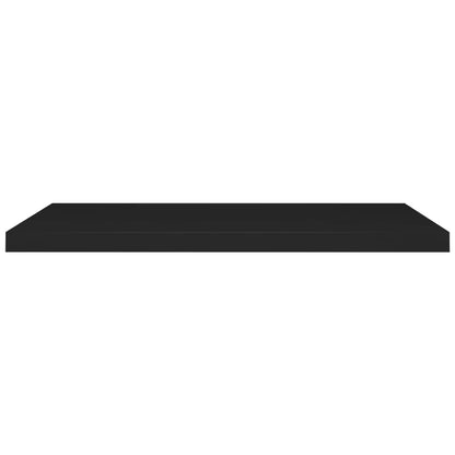 Schweberegale 4 Stk. Schwarz 90x23,5x3,8 cm MDF - Pazzar.ch