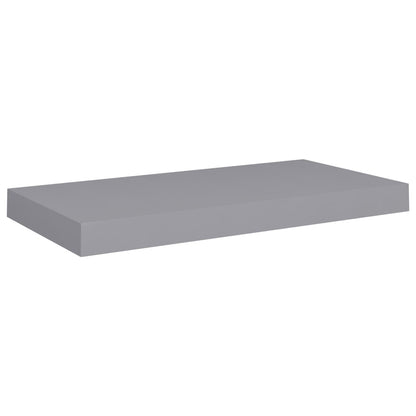 Schweberegale 4 Stk. Grau 50x23x3,8 cm MDF - Pazzar.ch
