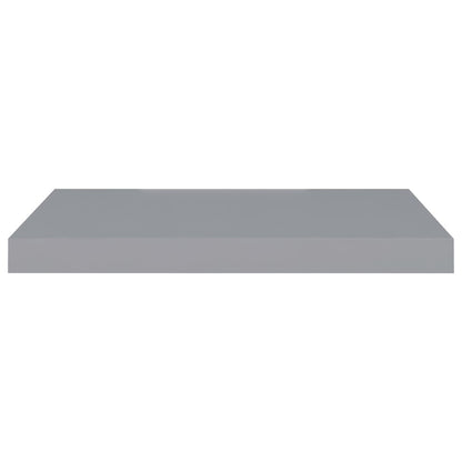 Schweberegale 4 Stk. Grau 60x23,5x3,8cm MDF - Pazzar.ch