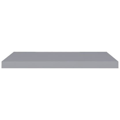 Schweberegale 2 Stk. Grau 80x23,5x3,8 cm MDF - Pazzar.ch