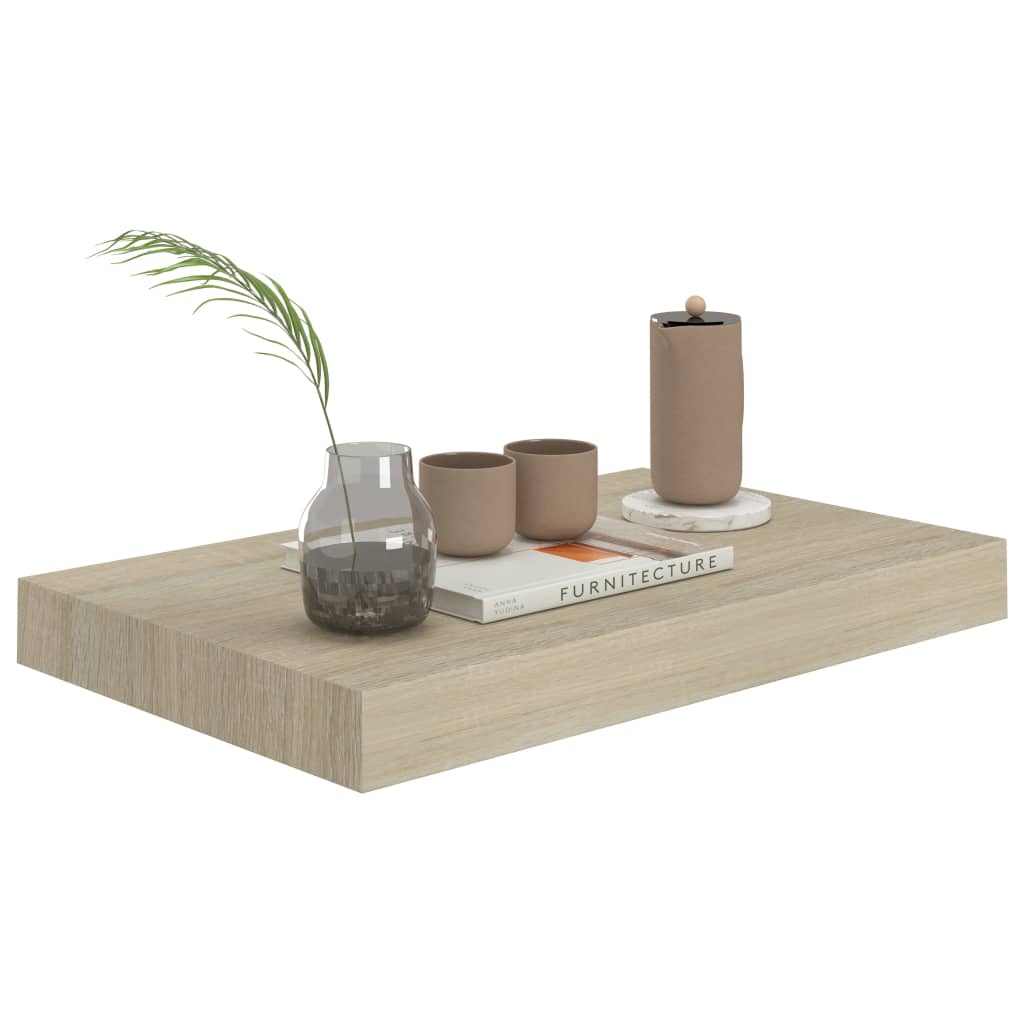 Schwebende Wandregale 4 Stk. Eichefarben 40x23x3,8cm MDF - Pazzar.ch