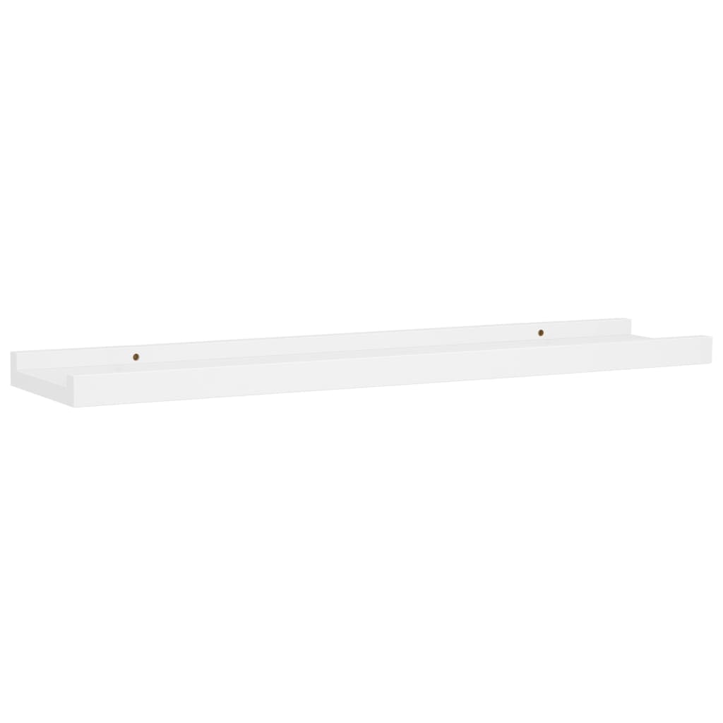 Bilderleisten 2 Stk. Weiß 60x9x3 cm MDF - Pazzar.ch
