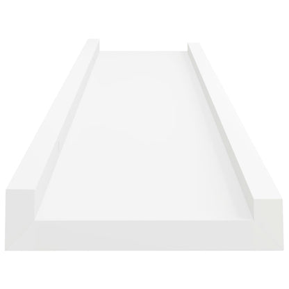 Bilderleisten 2 Stk. Weiß 60x9x3 cm MDF - Pazzar.ch