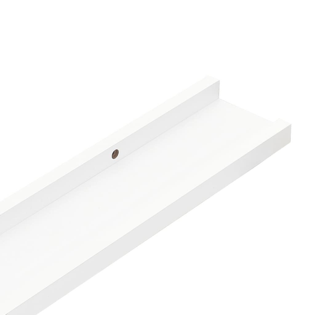 Bilderleisten 2 Stk. Weiß 60x9x3 cm MDF - Pazzar.ch