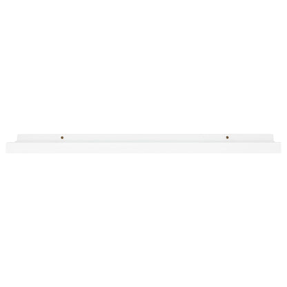 Bilderleisten 2 Stk. Weiß 80x9x3 cm MDF - Pazzar.ch