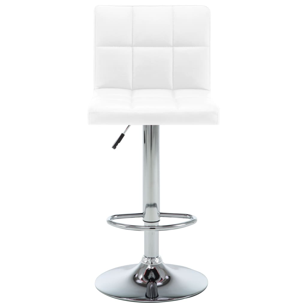 Barhocker 2 Stk. Weiß Kunstleder - Pazzar.ch