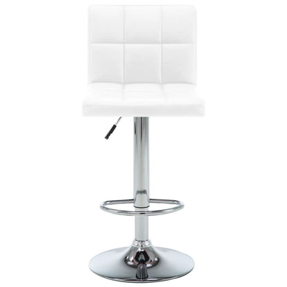 Barhocker 2 Stk. Weiß Kunstleder - Pazzar.ch