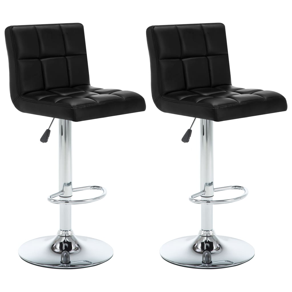 Barhocker 2 Stk. Schwarz Kunstleder - Pazzar.ch