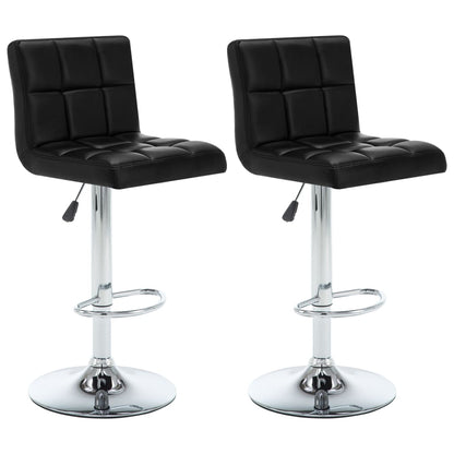 Barhocker 2 Stk. Schwarz Kunstleder - Pazzar.ch