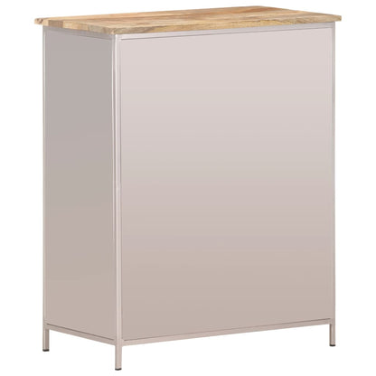 Sideboard 60x35x75 cm Raues Mangoholz & Eisen - Pazzar.ch
