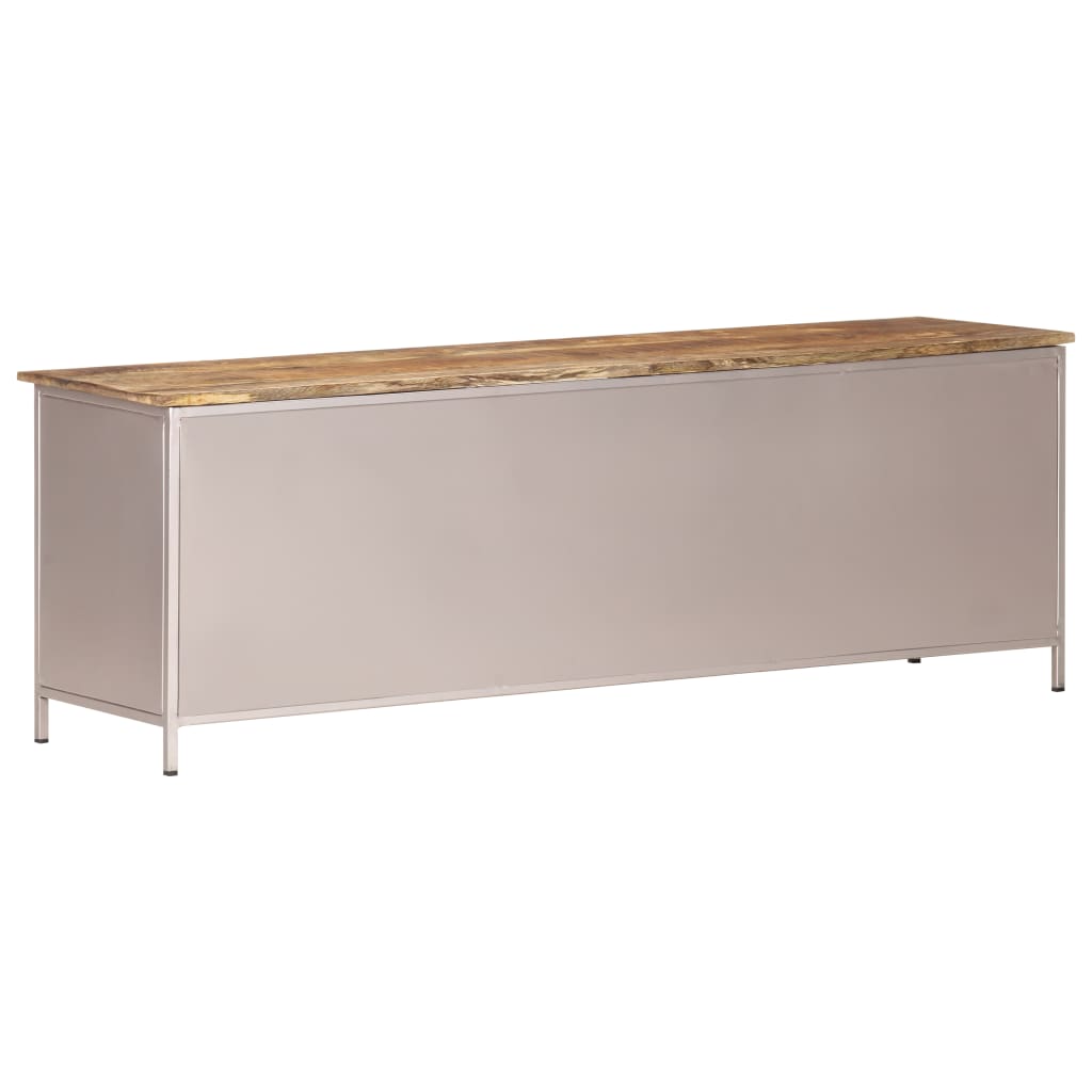 TV-Schrank 120x30x40 cm Raues Mangoholz - Pazzar.ch