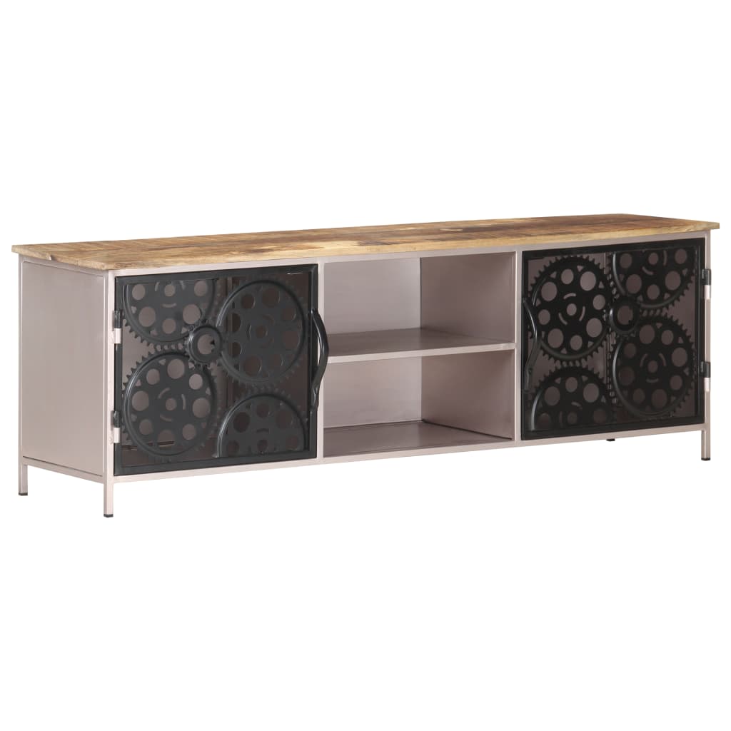 TV-Schrank 120x30x40 cm Raues Mangoholz - Pazzar.ch
