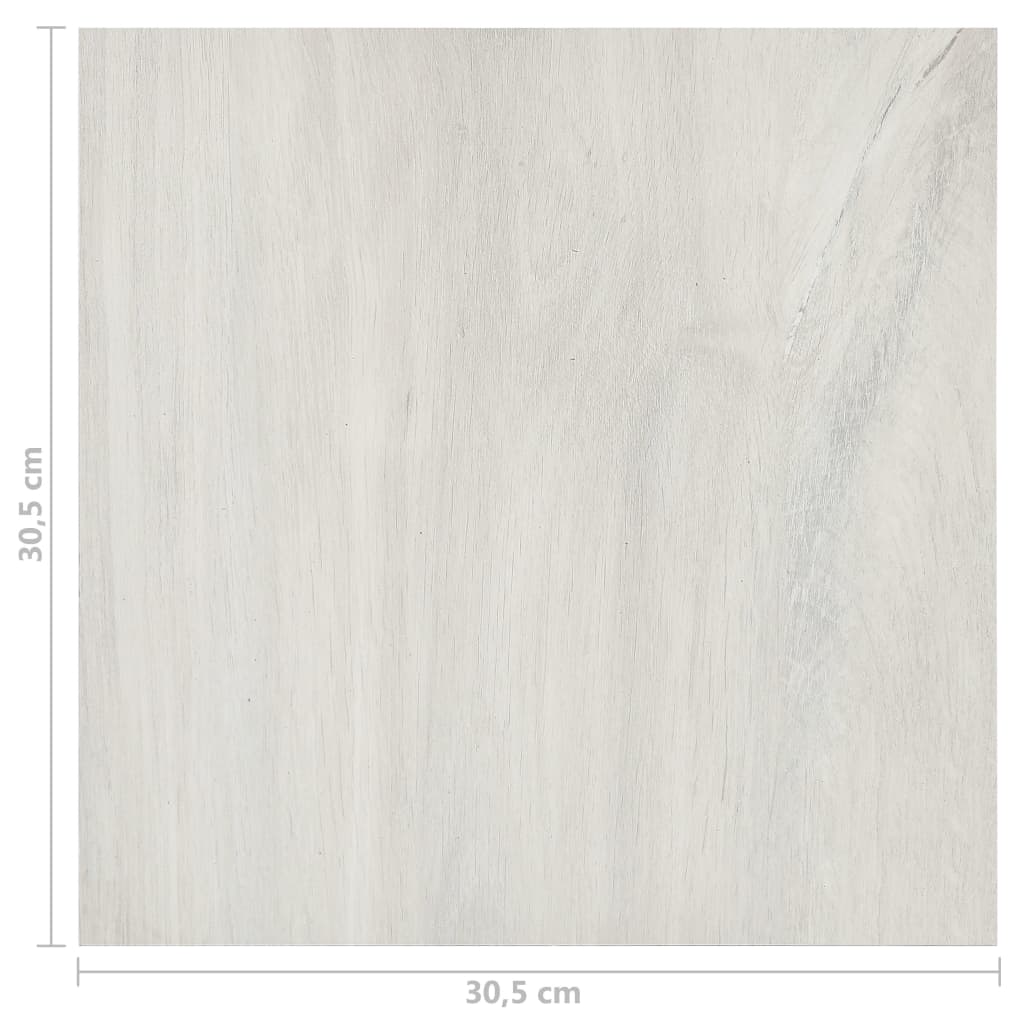 PVC-Fliesen Selbstklebend 55 Stk. 5,11 m² Creme - Pazzar.ch