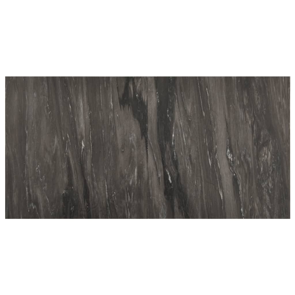 PVC-Fliesen Selbstklebend 55 Stk. 5,11 m² Dunkelgrau - Pazzar.ch