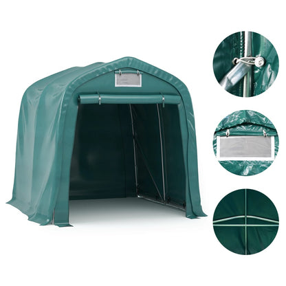 Garagenzelt PVC 1,6x2,4 m Grün - Pazzar.ch