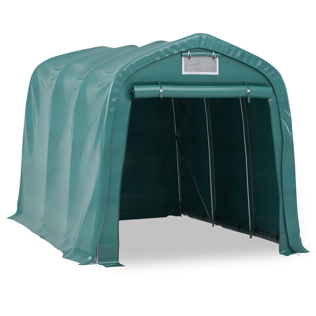 Garagenzelt PVC 2,4x3,6 m Grün - Pazzar.ch